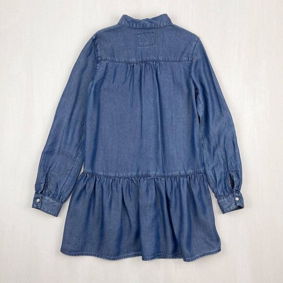 Mayoral Jeans Lace Trimmed Denim Dress - Picture 7 of 10